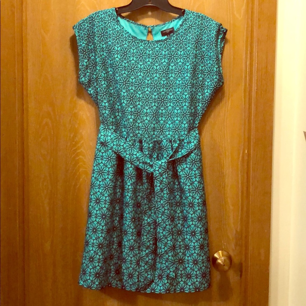 NWOT Teal and black dress